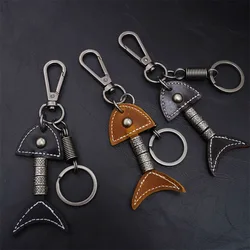 Vintage Men Fishing Expert Keychain Fish Key Chain Jewelry Silver Color Fisherman I Love Fishing Pendant Key Ring