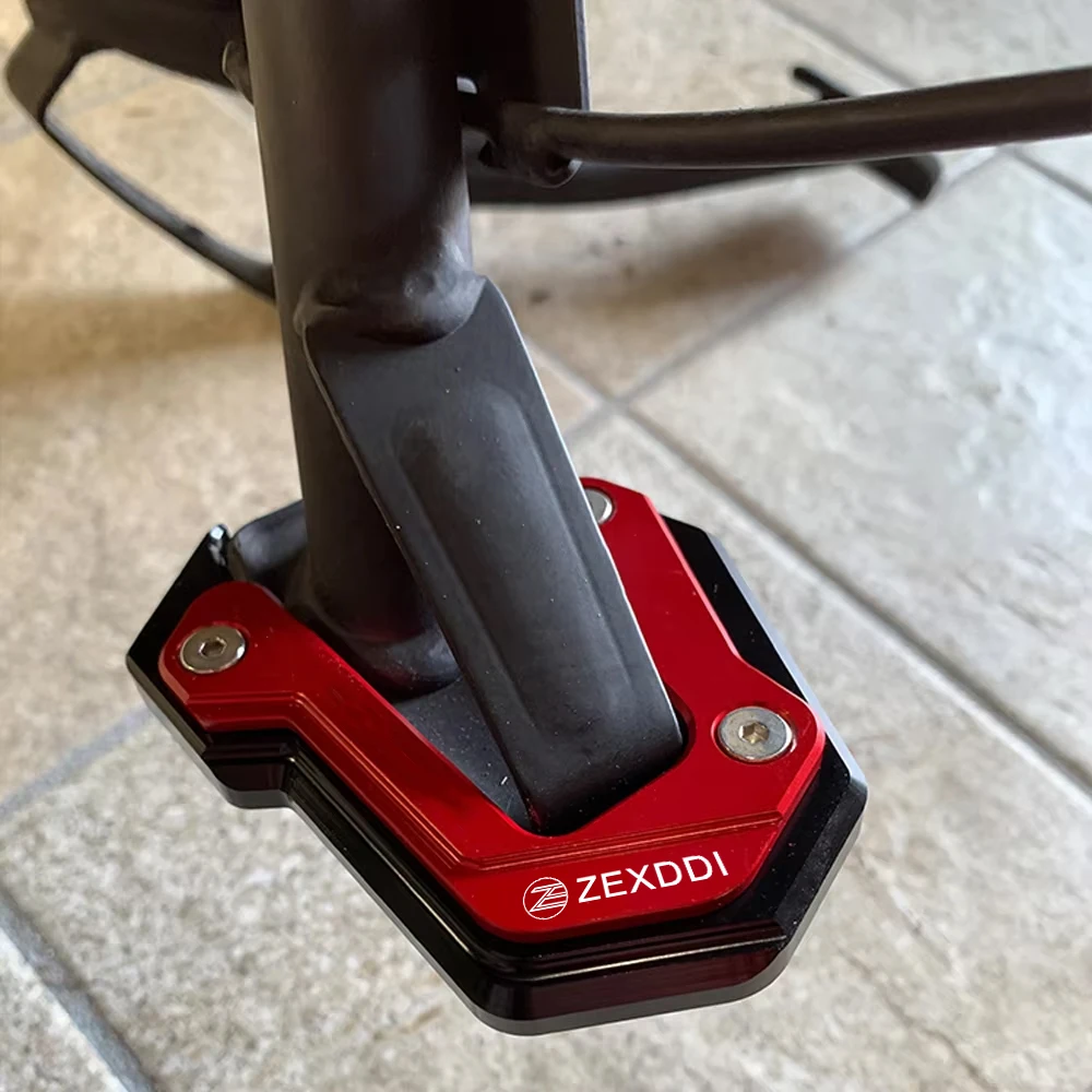 Für Multistrada 950 1100 1200 1200S/GT 1260 S V4S V4 V2 V2S Motorrad-Seitenständer-Verlängerungsplatte Stützplatte – Detail 2