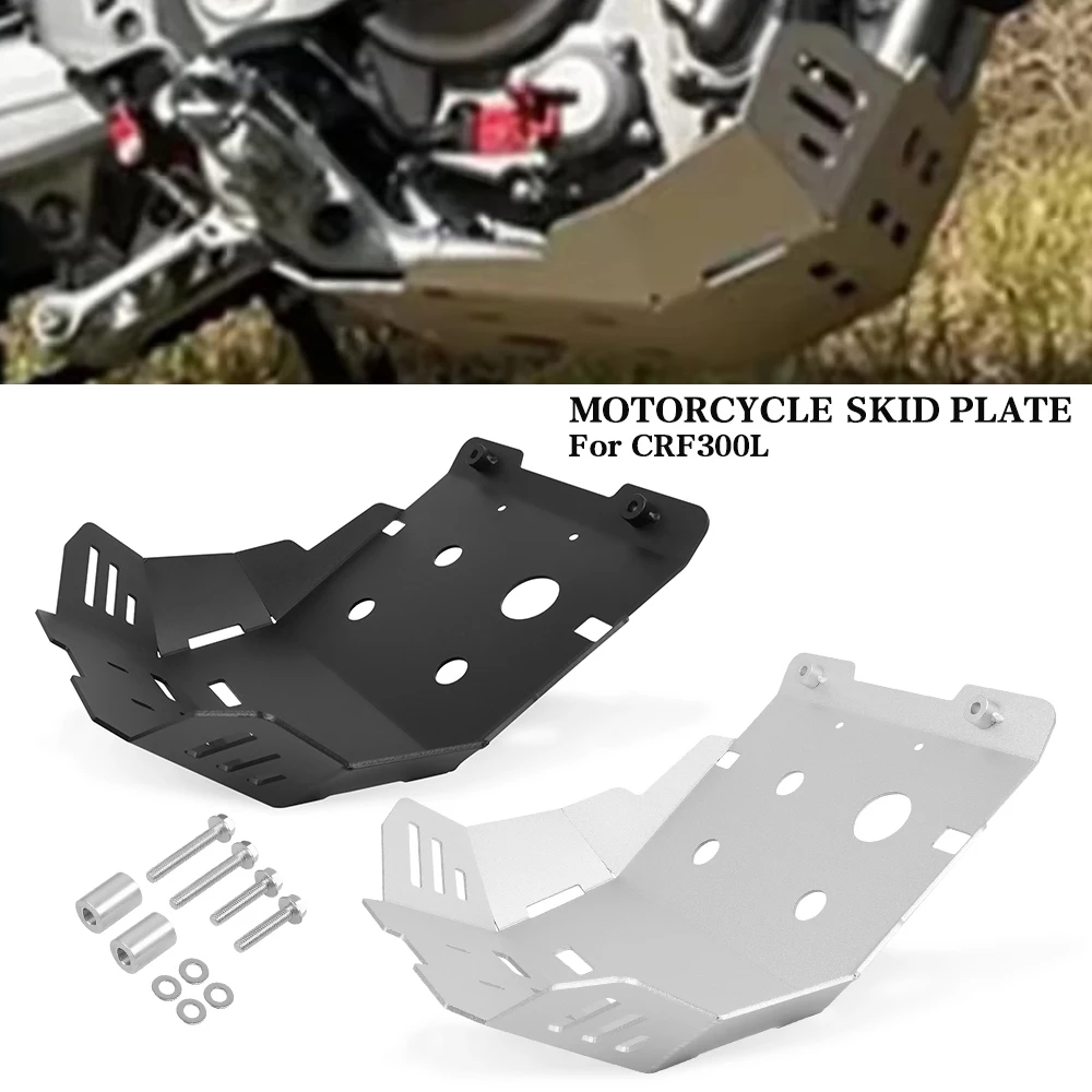 

For Honda CRF300L CRF 300 L CRF300 L 2020-2024 Motorcycle Under Engine Chassis Protection Belly Pan Bash Sump Plate Skid Plate