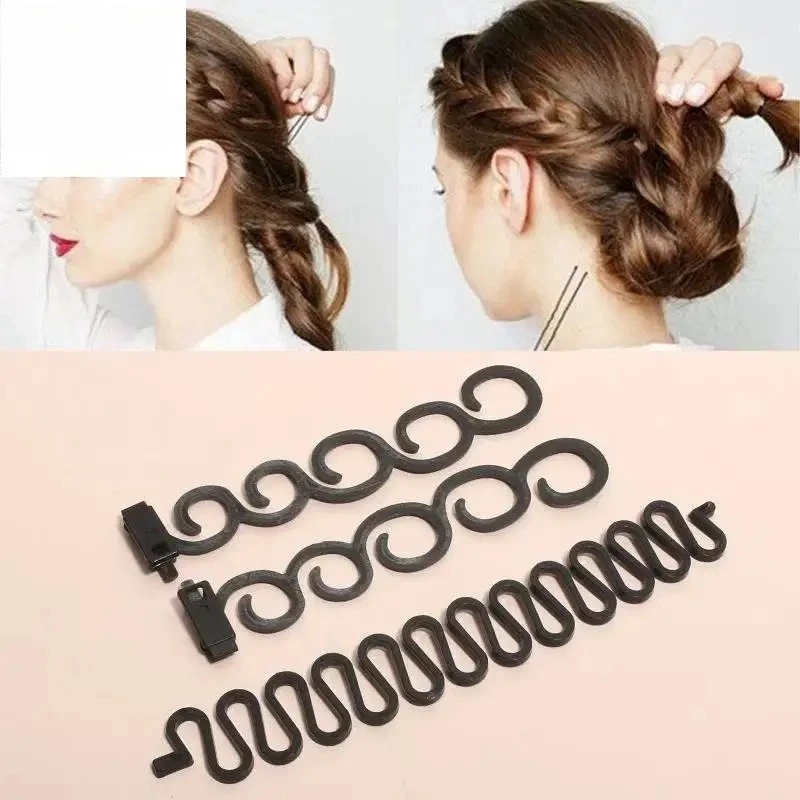Hair Puller Pin Children's Small Hair Braiding Tie Gadget Hair Band Stick Braids Set
