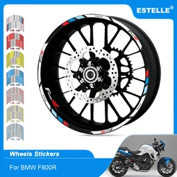 Hot Sell For BMW F800R All Years Motorcycle Reflective decals Wheels Moto Rim Stickers decoration Styling protection rim sticker