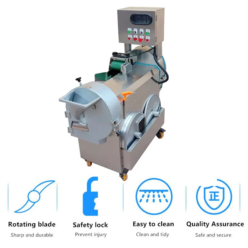 เครื่องตัดกะหล่ำปลีอุตสาหกรรม เครื่องตัดผักแบบสองหัว