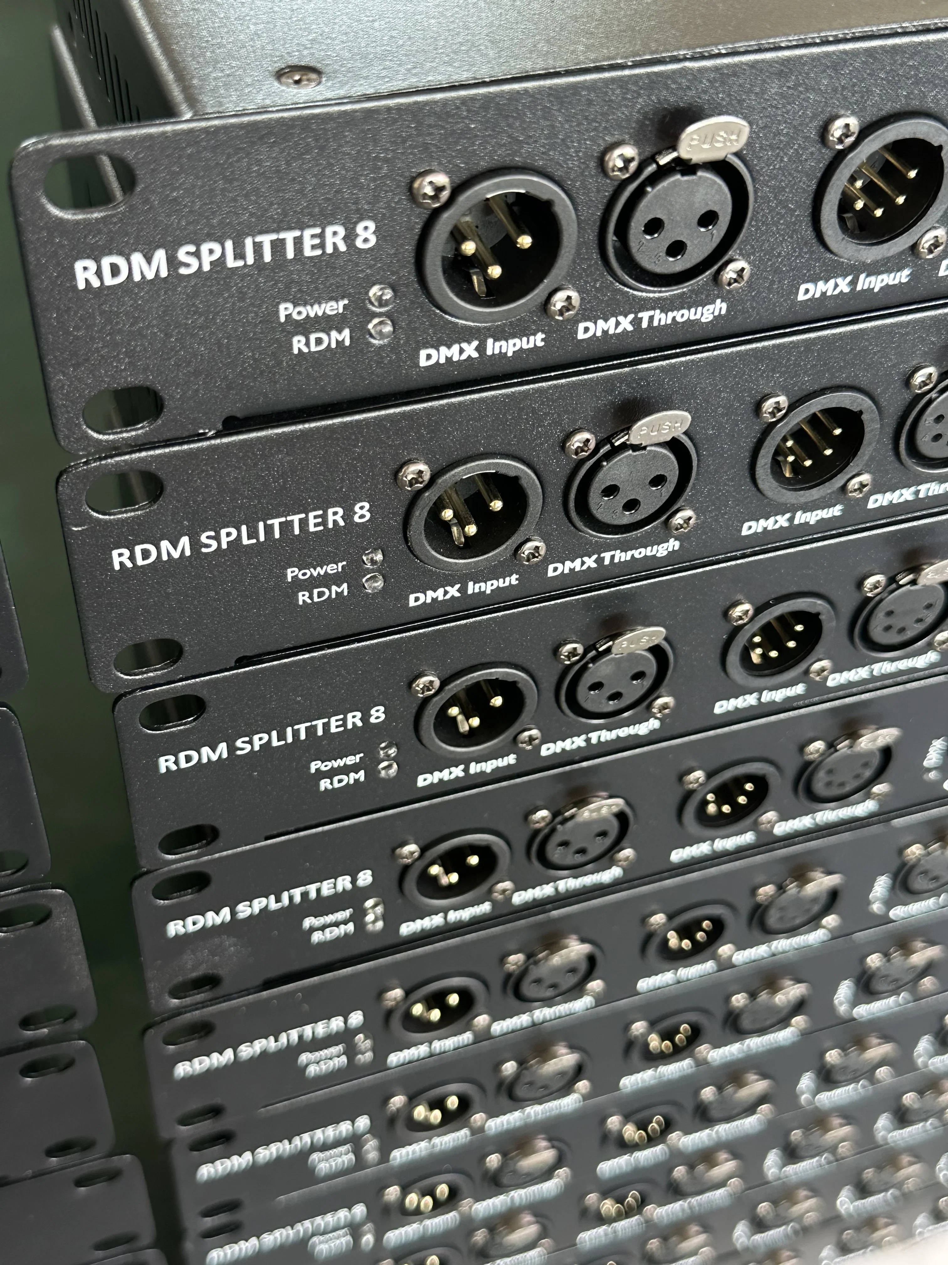 Hot Selling RDM&DMX Splitter 8 Channel  with 2in4 Output RDM Equipment Remote Controller Light DMX Rdm Spritter in stock