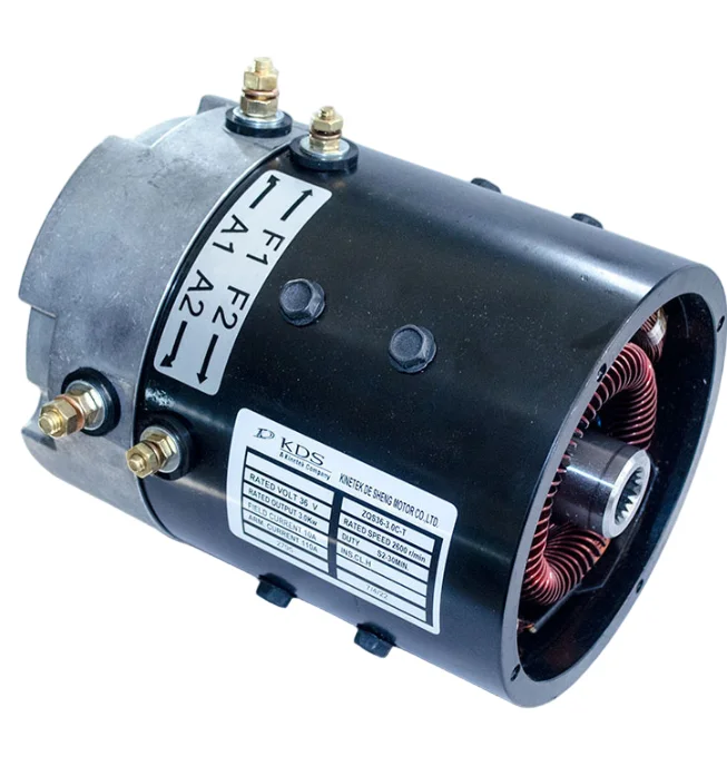 2025/ZQS36-3.0C-T Dc 36V 3.0KW DE24007 73124-G01 Club Car EZ-GO Golf Cart DC Sepex Motor with 19teeth Zqs363.0ct