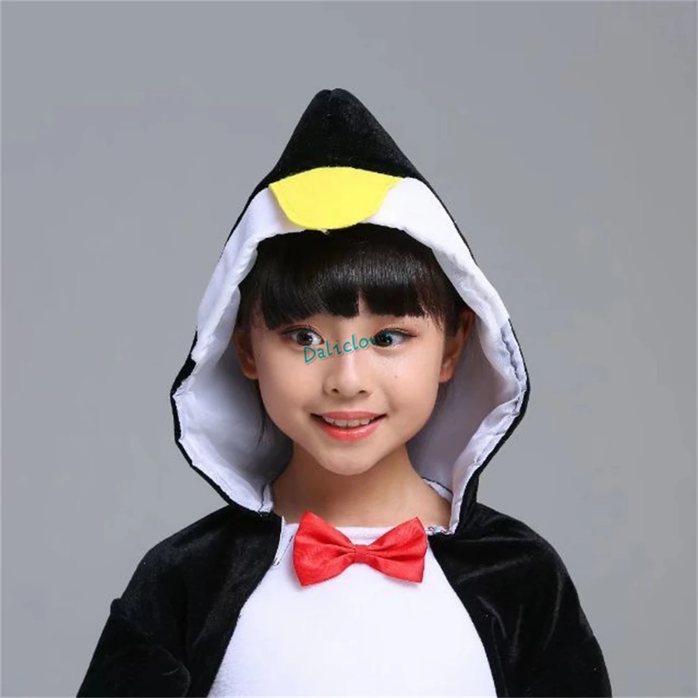 Penguin Halloween Costume Baby Kids Toddler Infant Boys Girls Fancy Dress Animal Cosplay Carnival Birthday Party Outfit Clothing