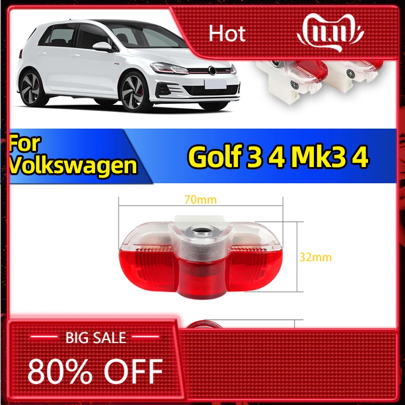 

Светодиодные декоративные лампы для внутреннего освещения дверей автомобиля (для VW Polo Golf MK6 7 8 Passat B6, 2026), аксессуары для VW Caddy