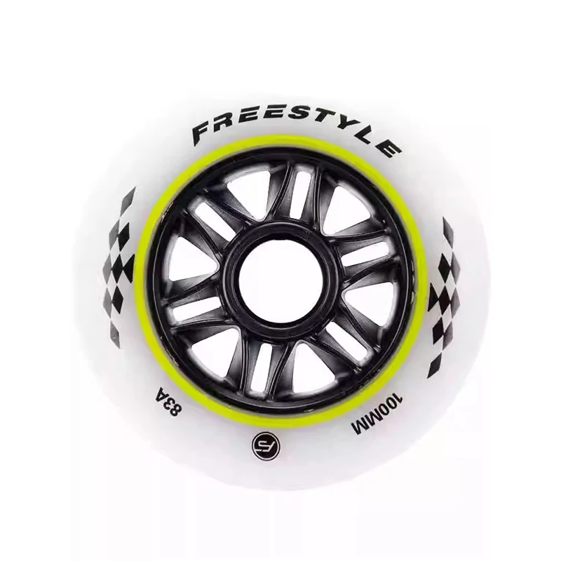 Professional PU Replacement Wheels Racing Roller Skates Universal Inline Skaters Outdoor Diameter 90 100mm