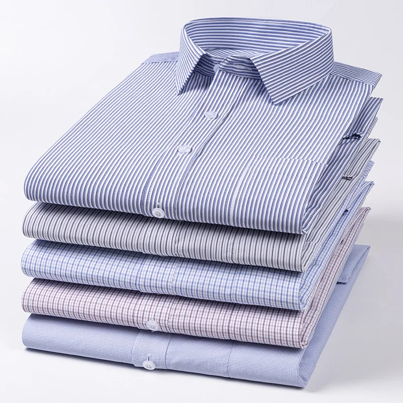 Nuovo cotone di alta qualità tutto-fiammifero Business Casual camicia da uomo traspirante resistente all\'usura classico ufficio professionale