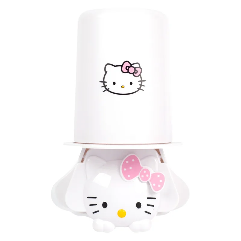 Sanrio Hello Kitty Tandenborstelhouder Wasbeker Set Cartoon Kt Kat Tandenborstel Opbergbeker Kerstmis Halloween Geen behoefte aan boren