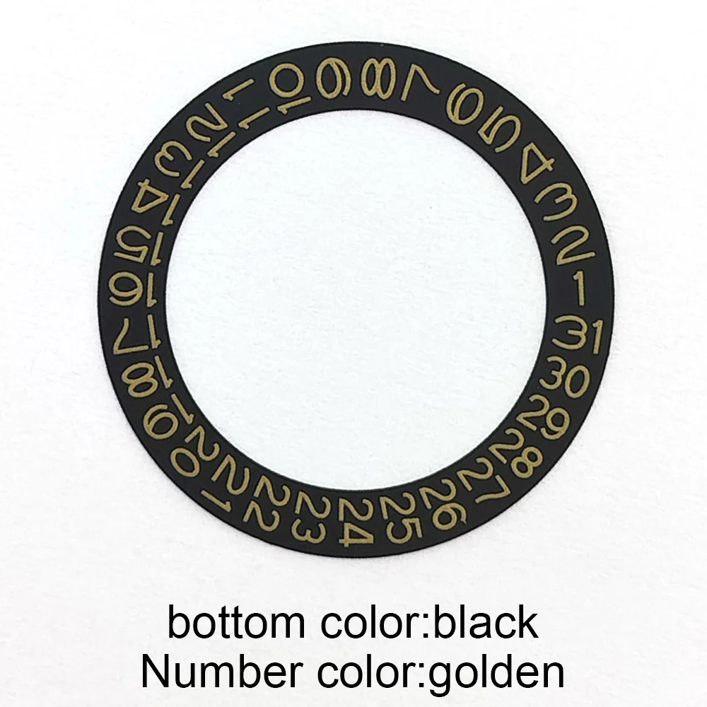 Round Calendar Disk for NH-35-36 Movement Date at 3 O’clock Day Movement modification parts