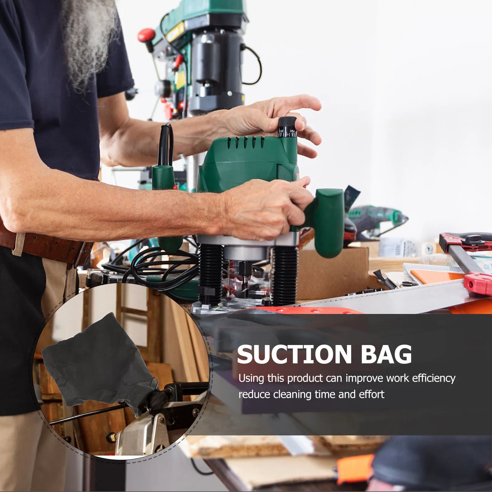 

10 Inch Miter Saw Dust Bag High Capacity Dust Collector Bag for Aluminum Machine Table Saw Accessories Efficient Debris