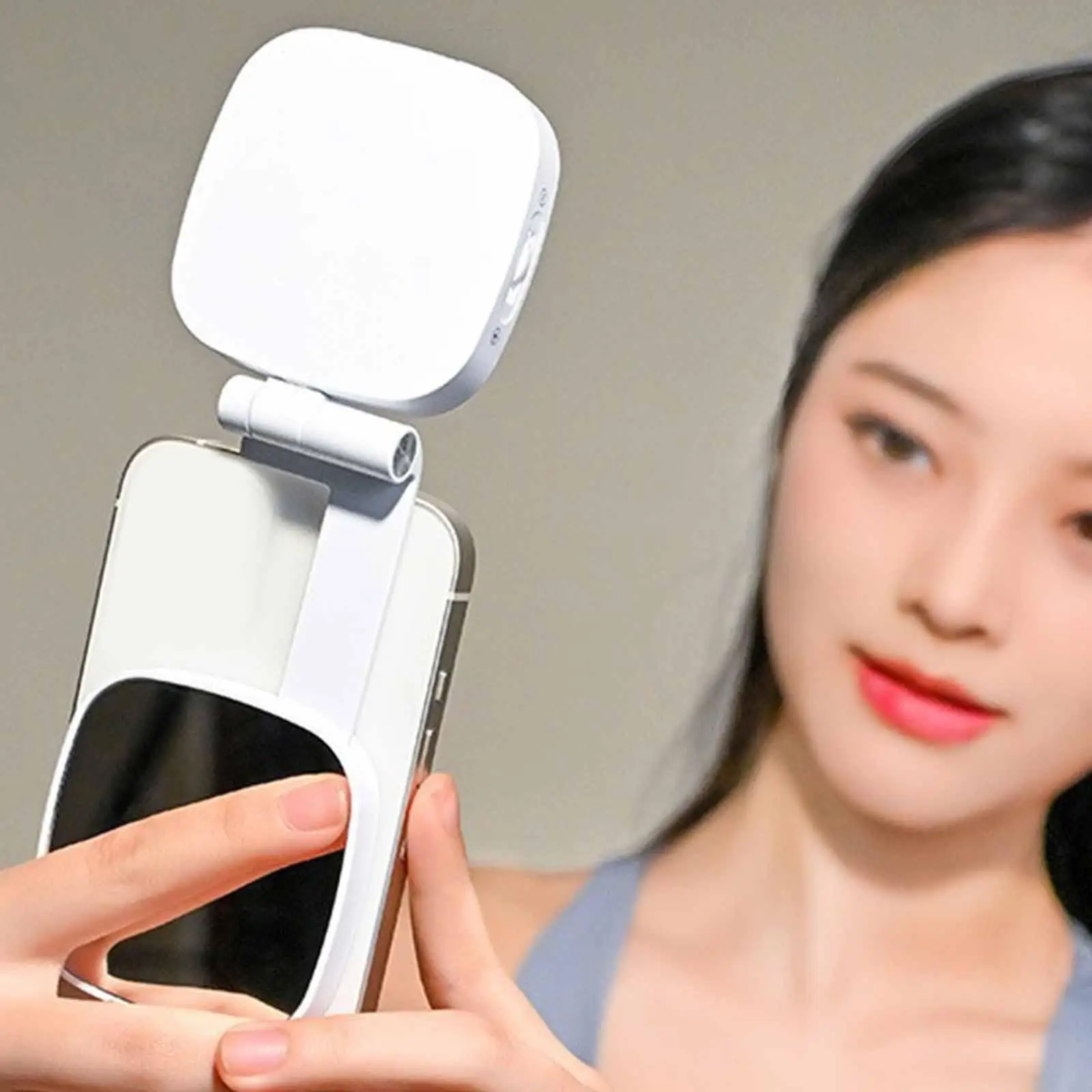 

Magnetic Selfie Light LED Folding Photography 3 Lighting Makeup Phone Light