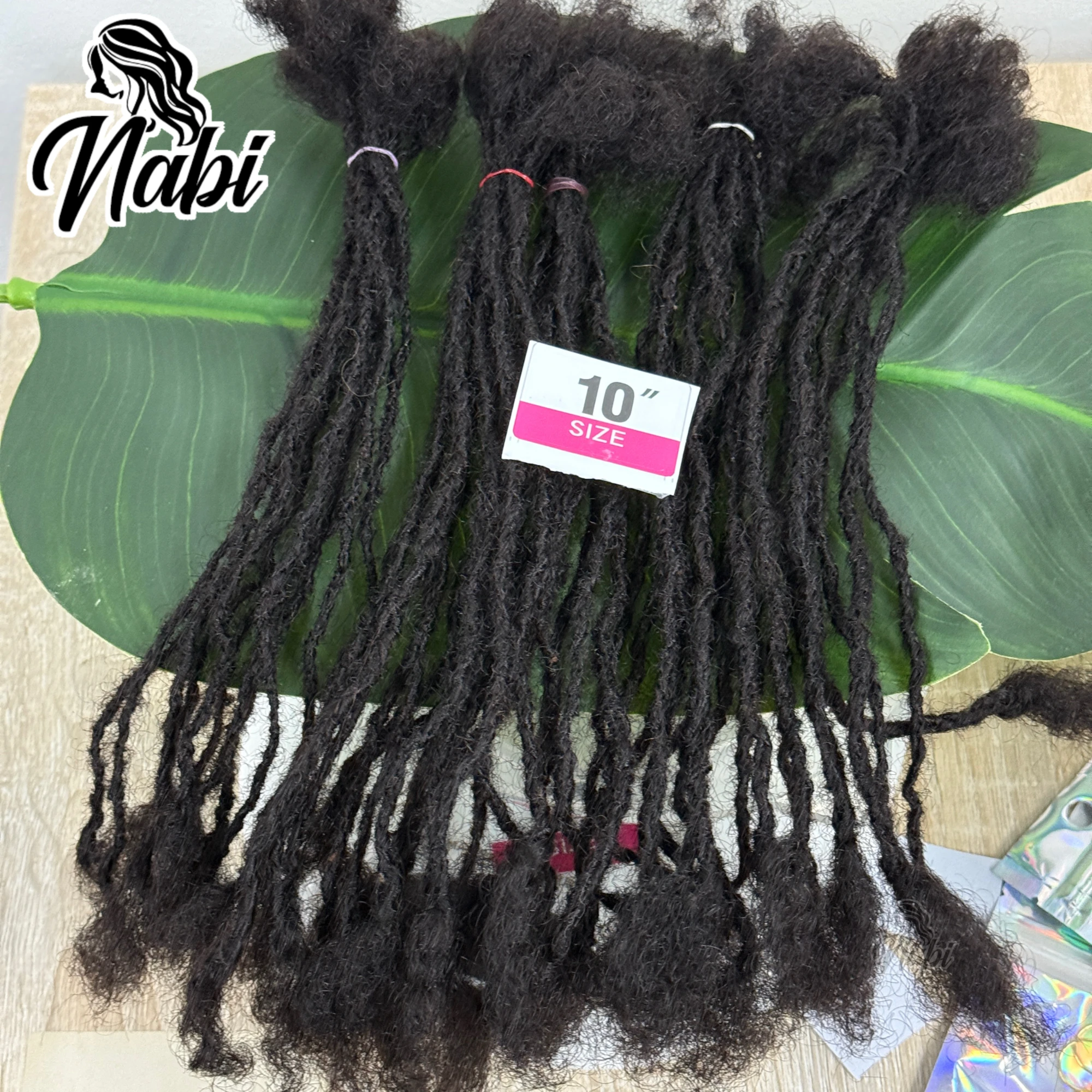 0.2 سنتيمتر Inter Loc Dreadlock تمديد Sisterlocks 100% الشعر البشري اليدوية مايكرو Locs لينة الشعر الطبيعي المجدل