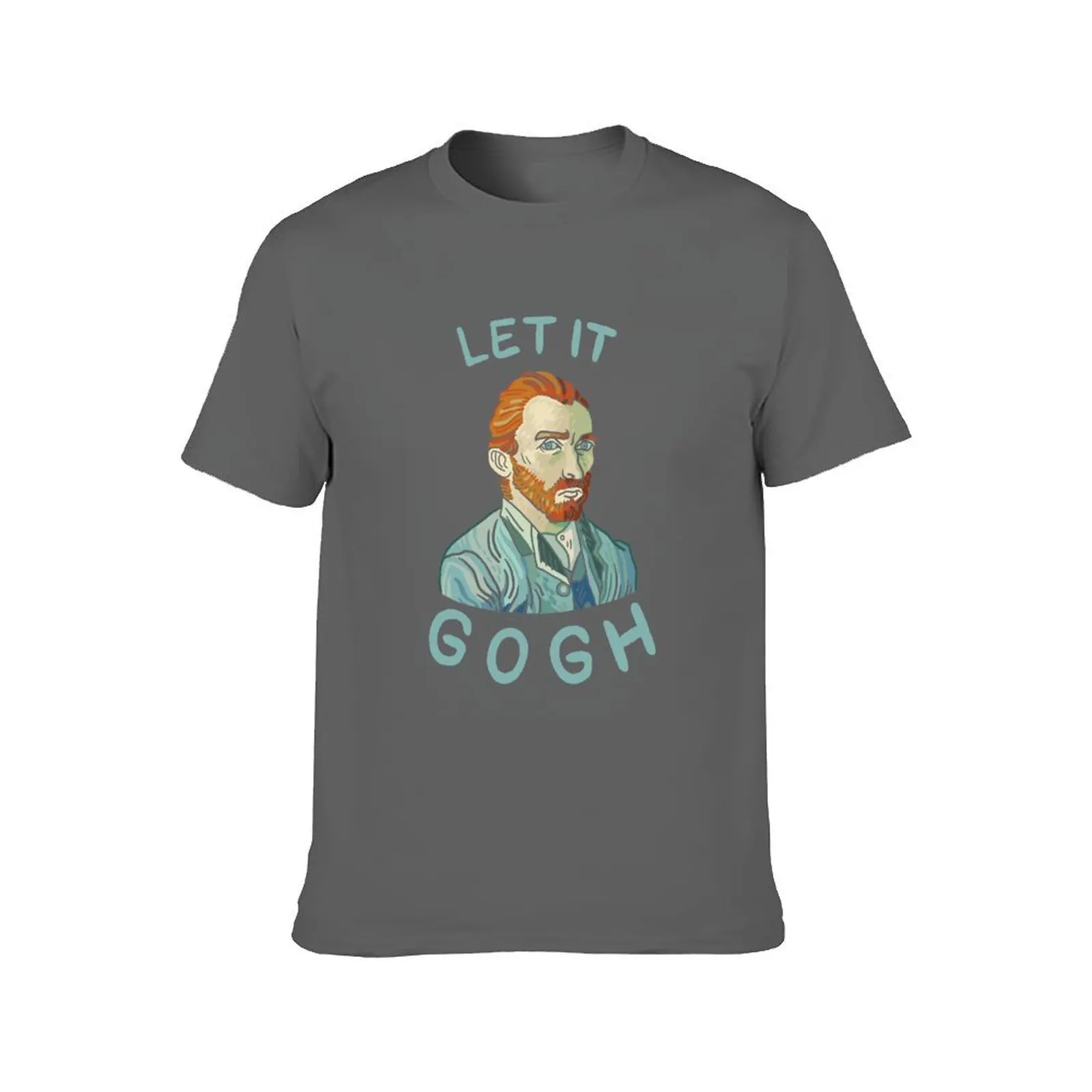 Let It Gogh T-Shirt Funny t-shirts boys whites clothes street wear men t shirt