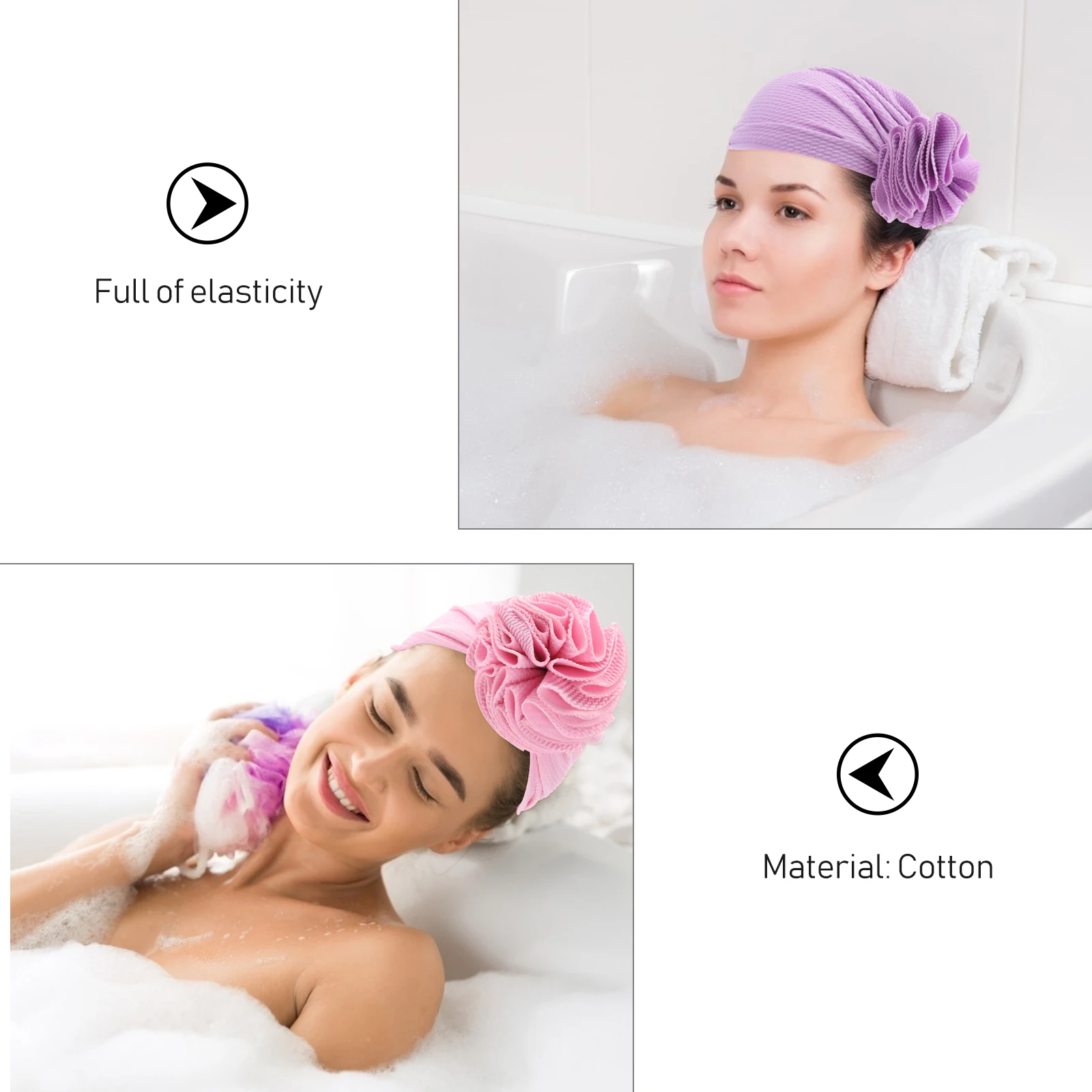 

3pcs Chemotherapy Cap Sleep Turban for Women Durable Elastic Bonnet Wrap Hats Hair Protection Long Hair Suitable