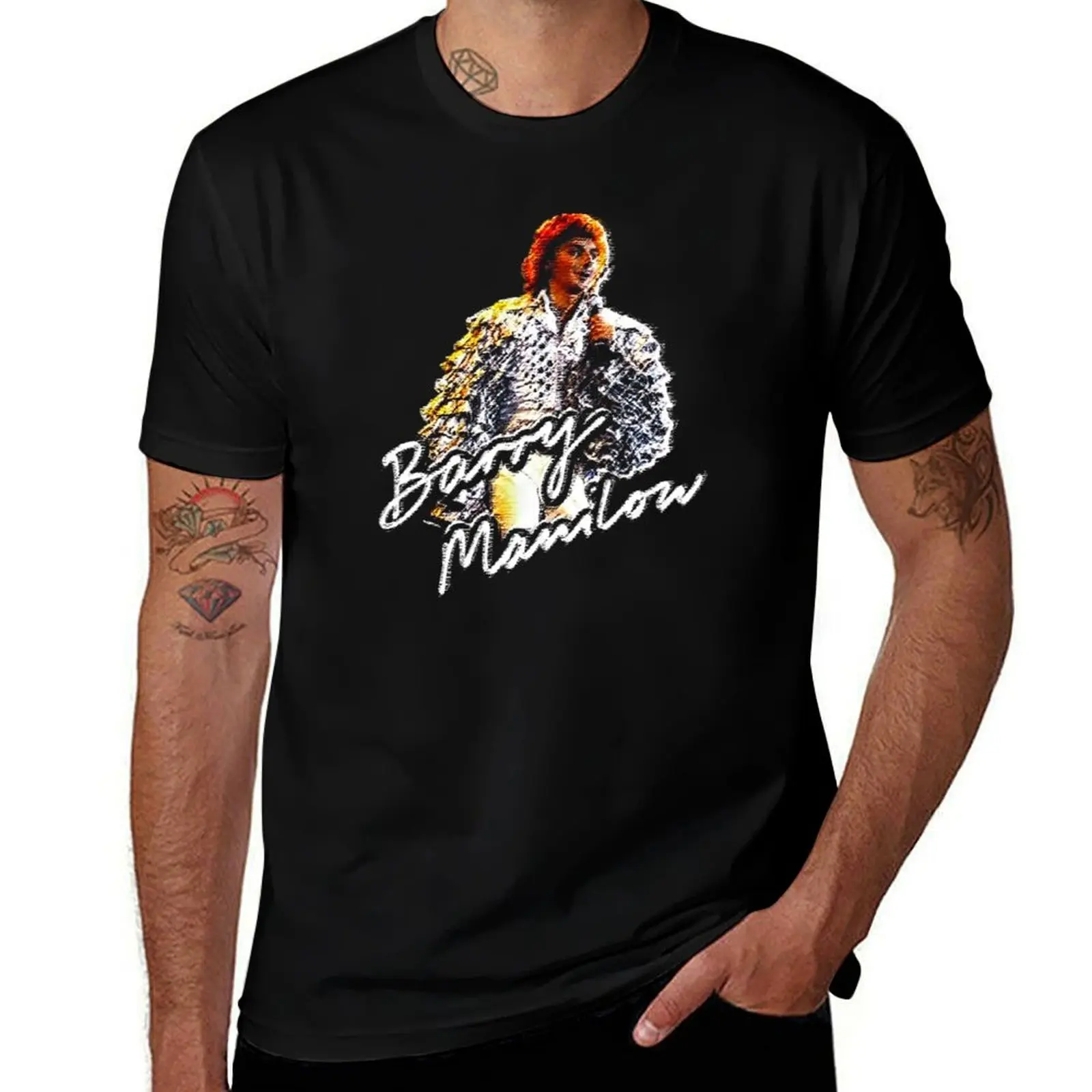 

Barry Manilow T-Shirt Blouse Aesthetic clothing sweat mens t shirt graphic