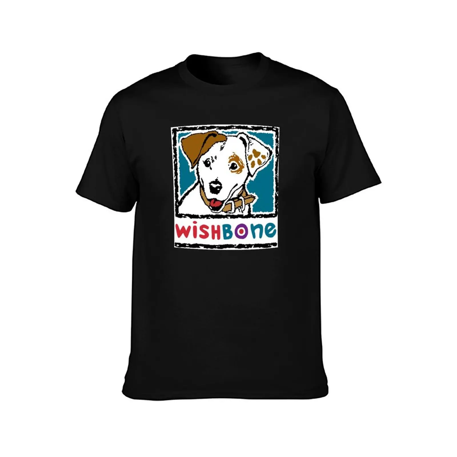 Wishbone Logo T-Shirt Basic Casual Wear Short Sleeve Top T-Shirt