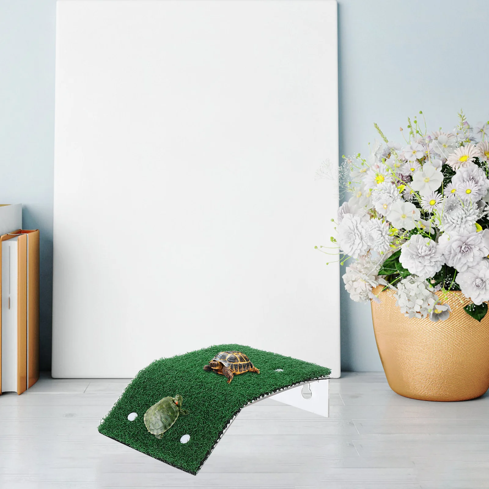 2 قطعة بركة الحيوان الهروب منحدر شفط كأس الإنقاذ سلم الحيوانات الأليفة الصغيرة تسلق منحدر المخلوق التوقف منصة منع الغرق في الهواء الطلق #3