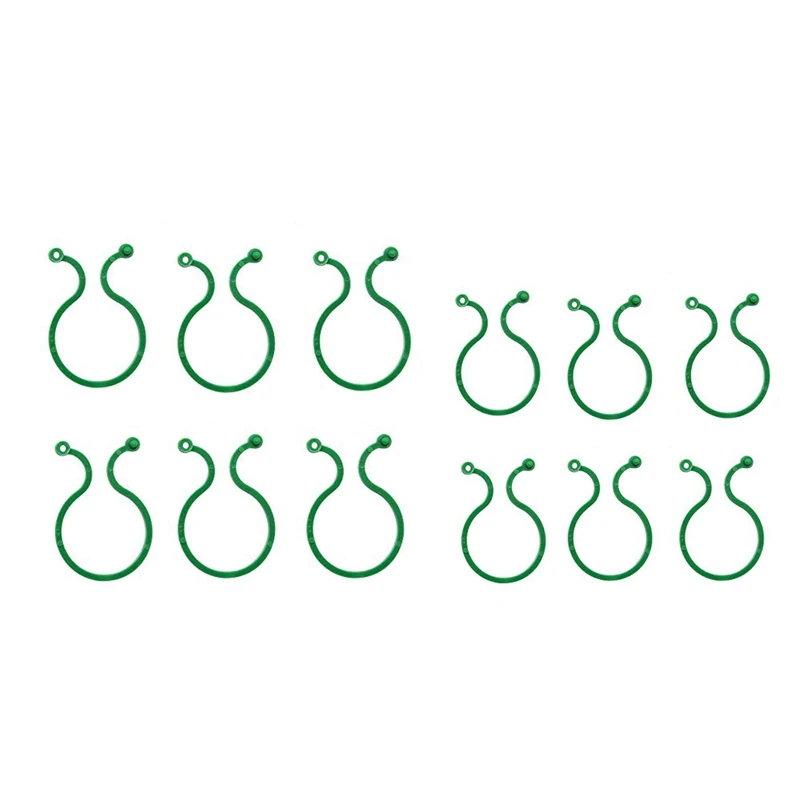 Clip giratorio para plantas, lazos, Clips de soporte para plantas de jardín, verduras, tomate, vid, Clips para flores, cerraduras para plantas para asegurar plantas duraderas, S