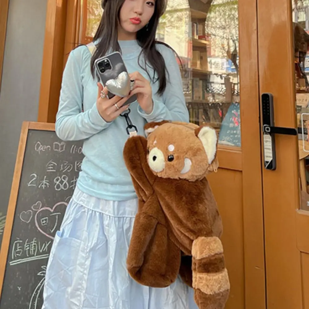 

Sweet Raccoon Doll Crossbody Bag Doll Children School Bag JK Lolita Large Capacity Animal Shoulder Bag Outdoor