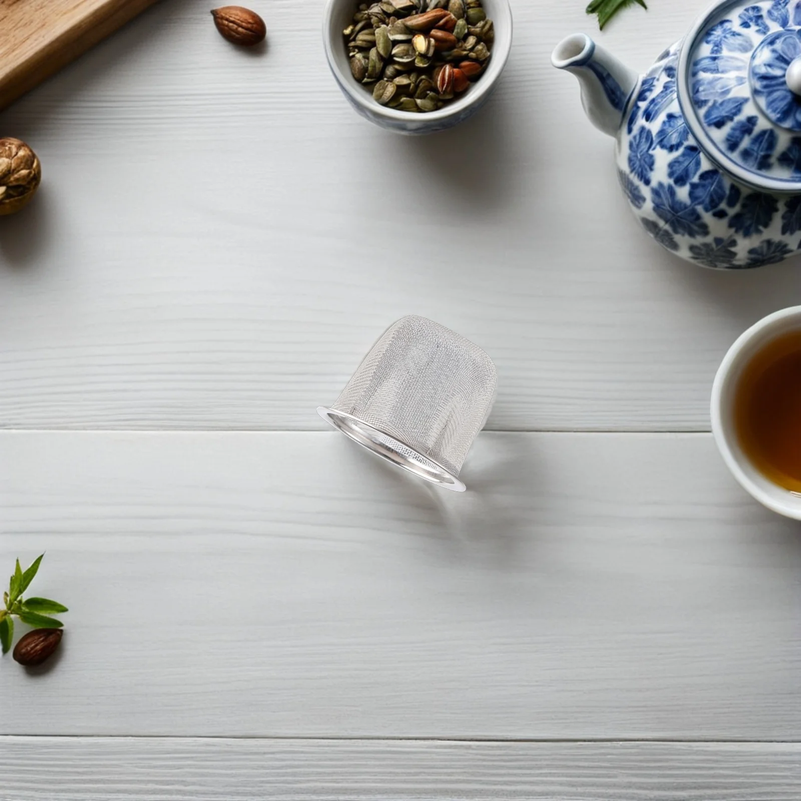 

10pcs Stainless Steel Tea Strainer Fine Mesh For Loose Leaf Tea Filter Home Office Use Coffee Infuser Sifter