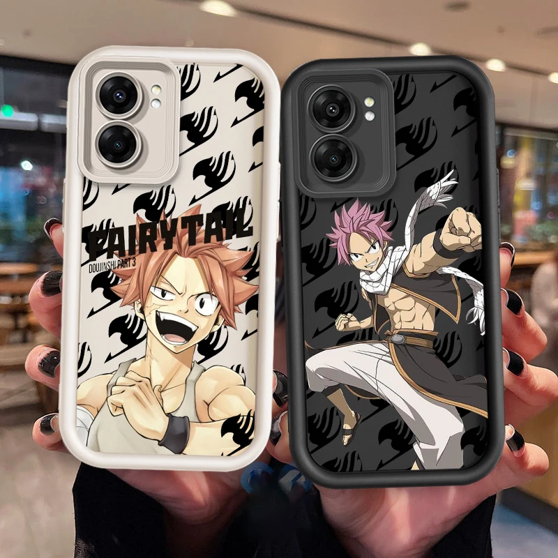 F-Fairy T-Tail N-Natsu D-Dragneel For OPPO A98 A78 A94 A76 A74 A58 A55 4G 5G A9 A53 2020 A36 Eye Ladder Cover Capa Fundas