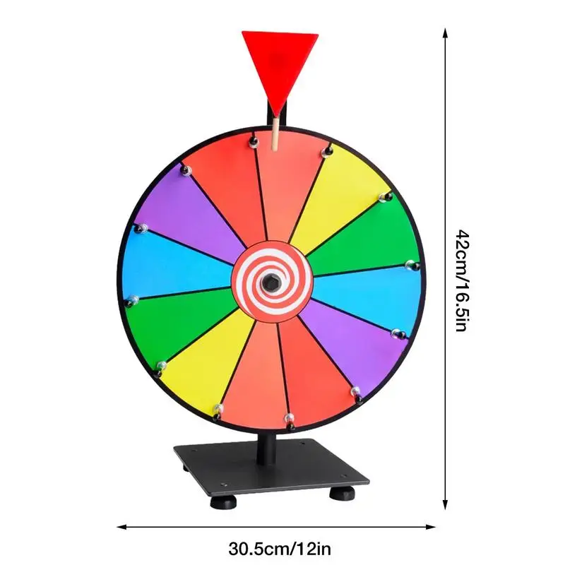 12 Inch Spin The Wheel With Dry Erase Marker And Eraser Slots Tabletop Roulette Wheel Of Fortune Win The Fortune Spin Game