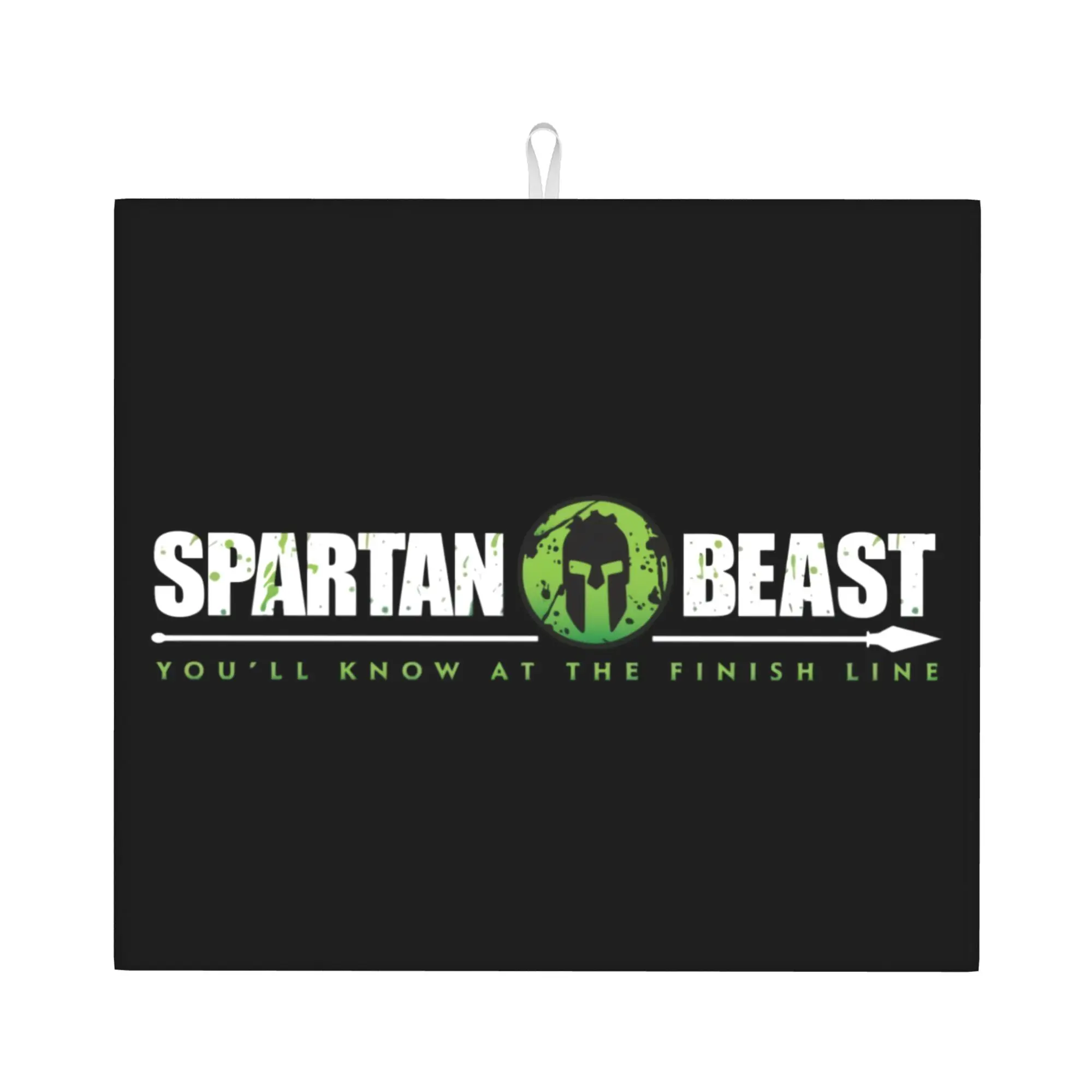 Sparta Spirit Spartan Race Non‑Slip Waterproof Absorbent Barware Tableware Oil Proof Reusable  Bathroom Drying Mat For Kitchen