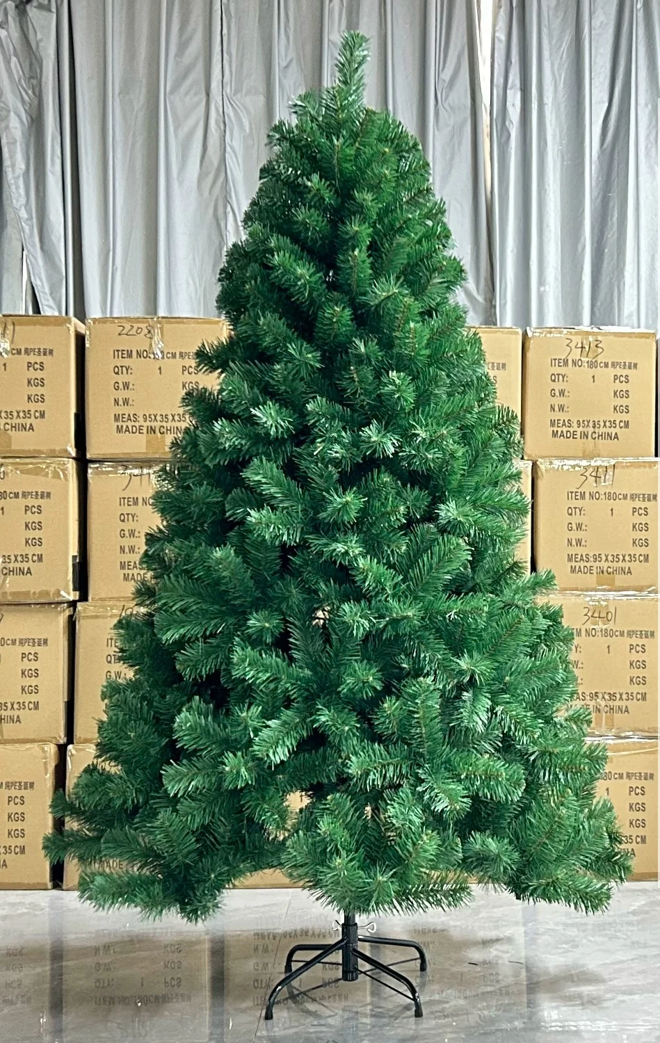 Environmentally friendly Christmas tree simulation shopping mall household 1.8pvc encryption cross-border export Christmas