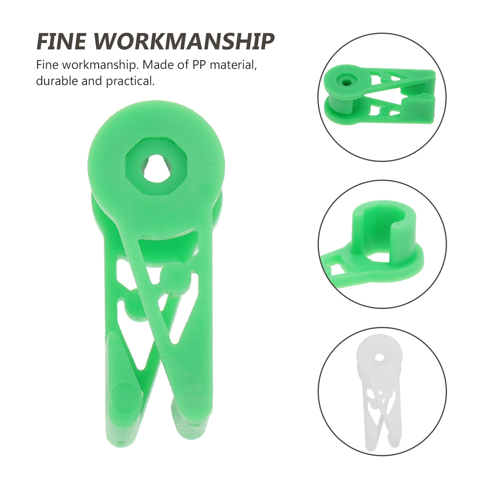 20 قطعة من مشابك ثني النباتات البلاستيكية 360 درجة قابلة للتعديل لفروع شجرة الفاكهة وجذع الزهور يدعم لوازم الحدائق #4