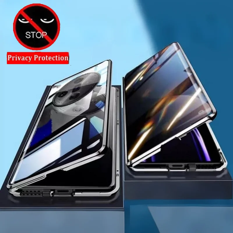 Anti Spy Privacy Glass Case - Lens Protection Phone Case For vivo