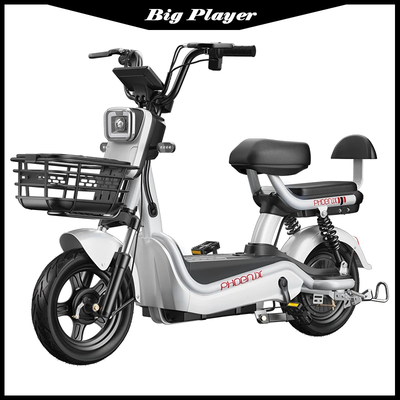 48V 20AH 24AH 350W 500W 150km Erwachsene Pendler Elektrofahrrad 14 Zoll Urban Leisure 2-Sitzer