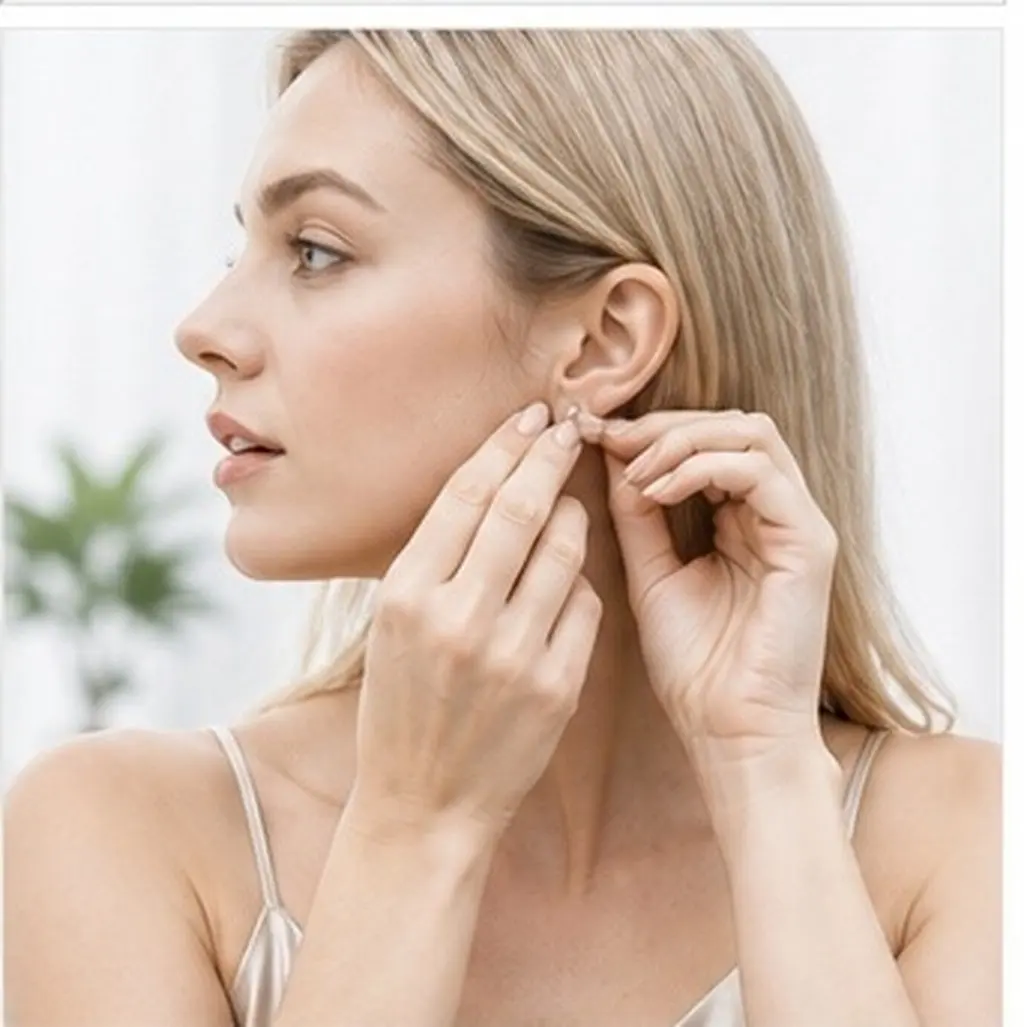 100Pcs Silicone Earring Backs Transparent Low Profile Soft Stretchy Earring Stopper Replacement for Hoops Studs Dangle Earrings