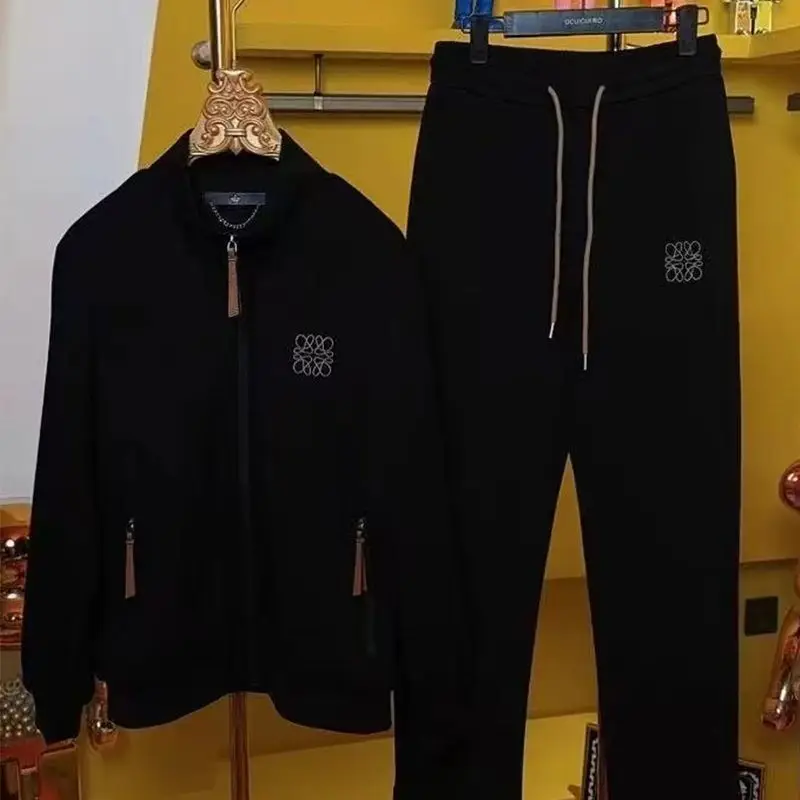 

Мужская осенняя куртка из двух частей, легкий, роскошный, повседневный, текстурированный, простой, элитный, новый европейский мужской костюм