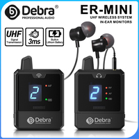 ER-Mini UHF Portable Wireless In-Ear Monitoring System, stable signal Rechargeable, for theatres, small concerts, theatres