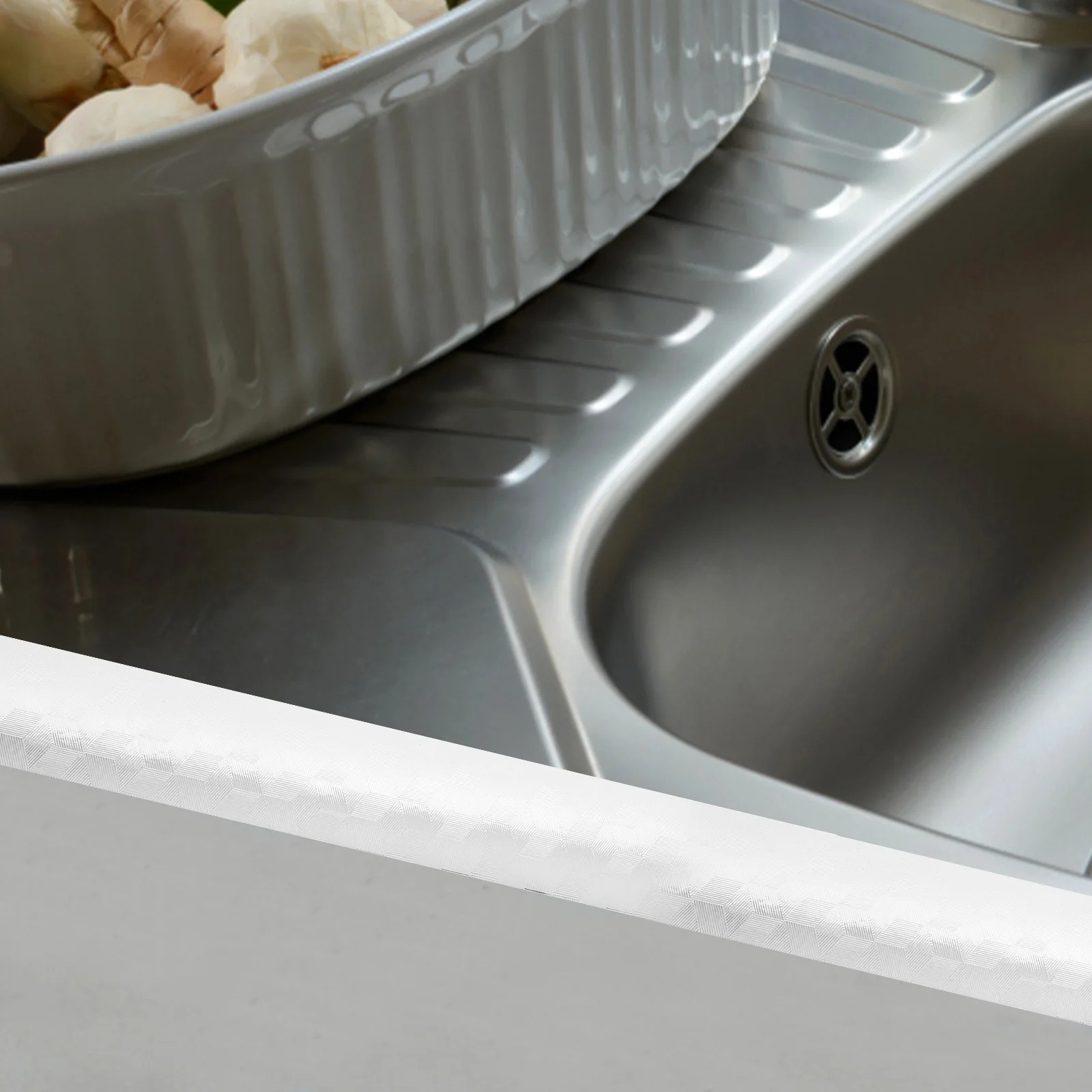 

Waterproof Sticker Foil Adhesive Sink Adhesive Caulk Tape Toilet Edge Stick Trim Toilet Base Non Strip Protector