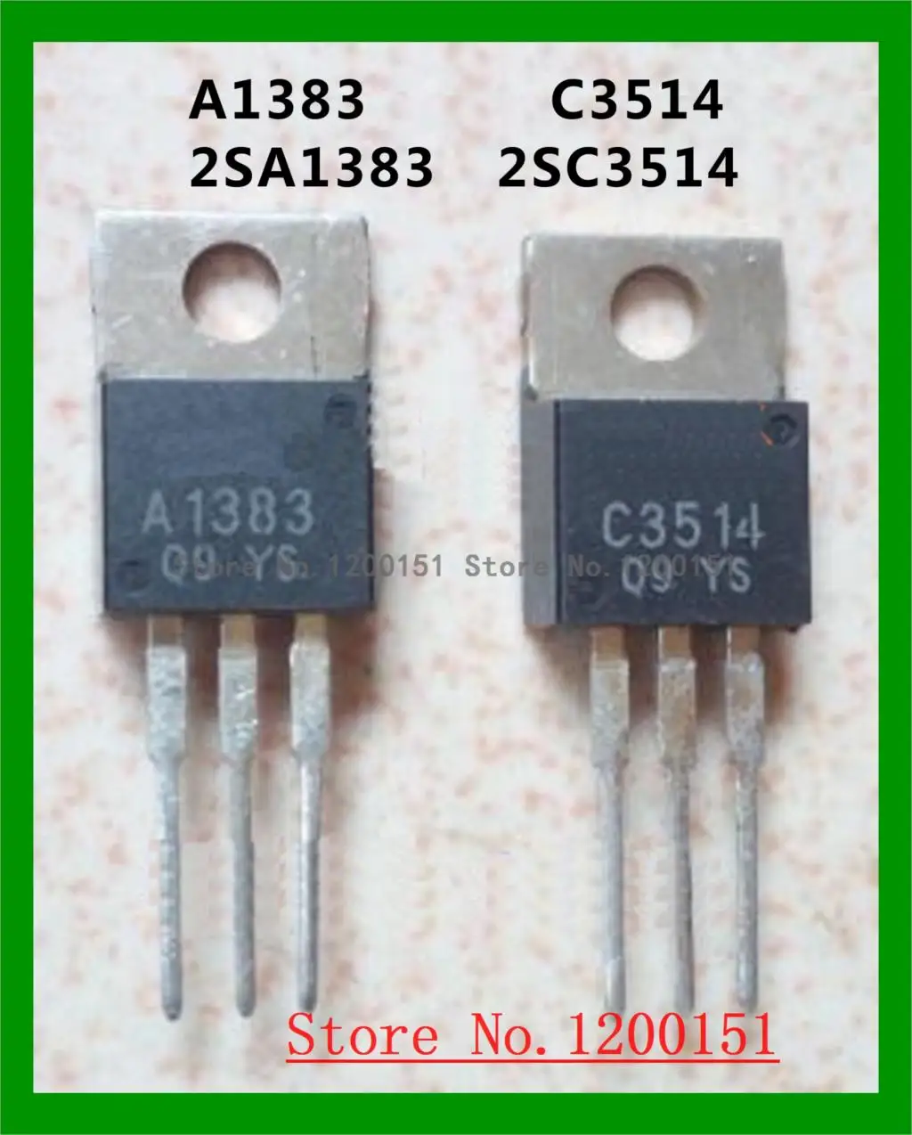 

2SA1383 2SC3514 A1383 C3514 TO-220