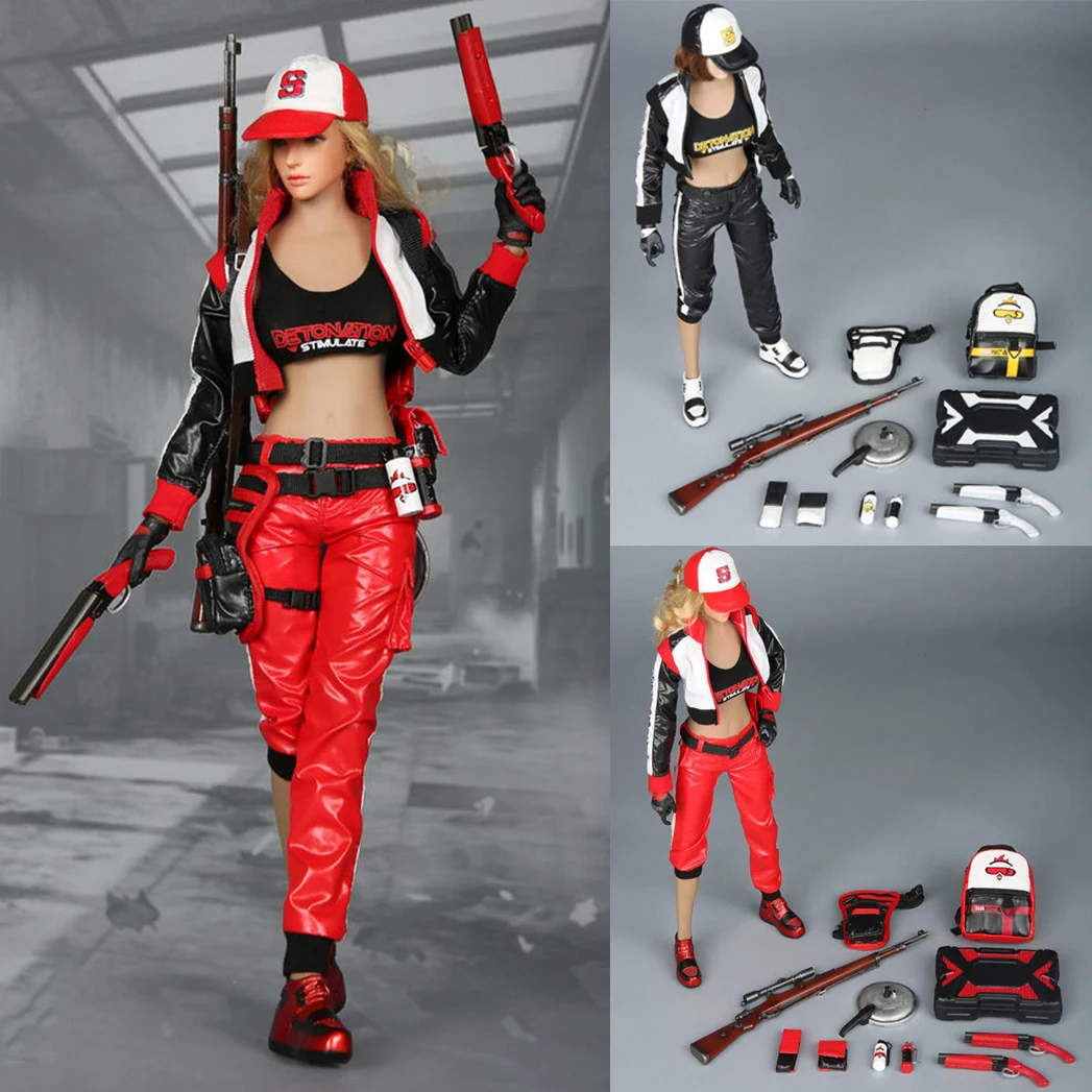 

Fire Girl Toys FG056 1/6 Desperate Commando Female Clothes Set Fit 12'' PH TBL Action Figure Body for Hobby Collection