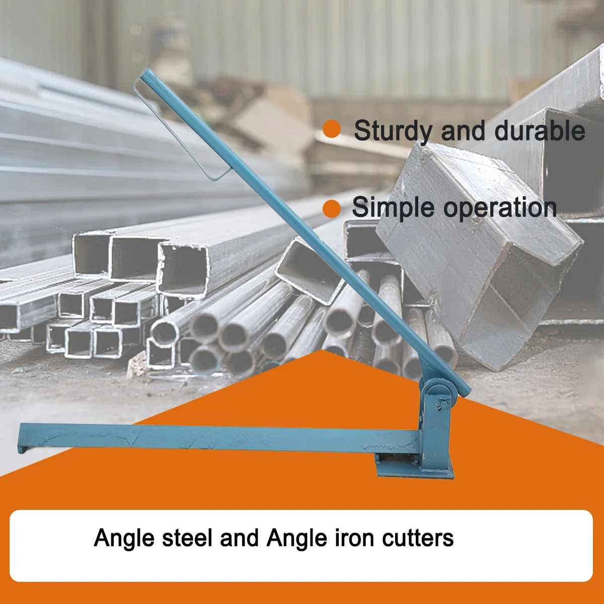 

Universal Manual Angle Steel Shear Pressure Rod Angle Iron Angle Profile Scissors Hand Cutter Guillotine Cutting Machine