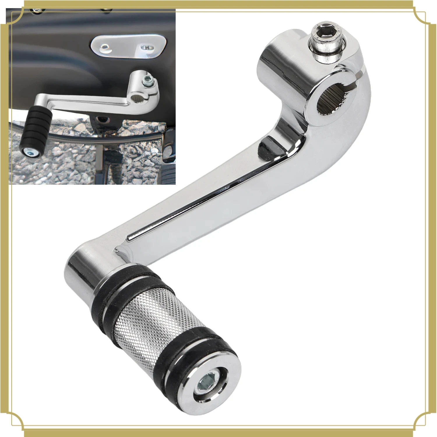 Motorcycle For Harley Sportster 2004- 2025 Chrome Mid Control Shift Lever Shifter Pedal Peg XL883 XL1200C XL1200L XL1200R XL883L
