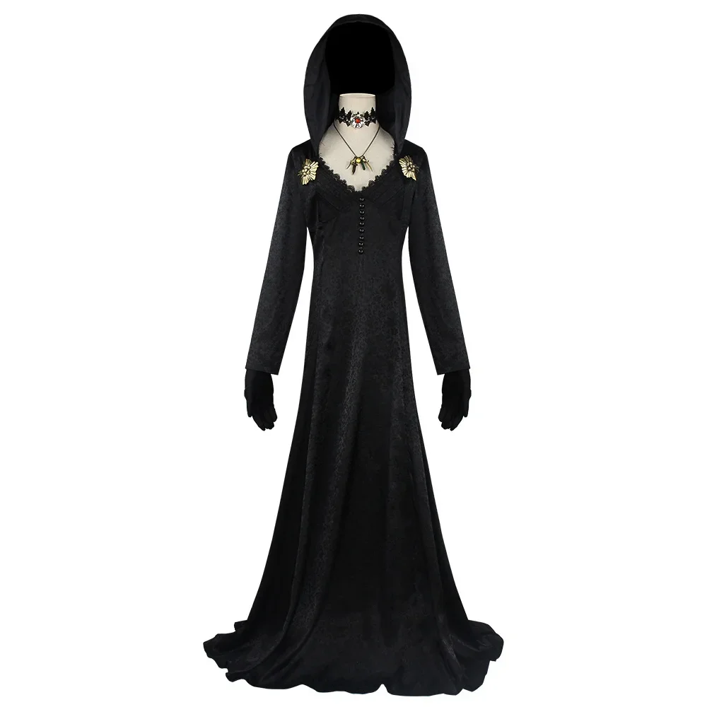 

Daniela Vampire Halloween Costume: Horror Cosplay Gown for Women's Scary Carnival & Gothic Evil Dress For Adult