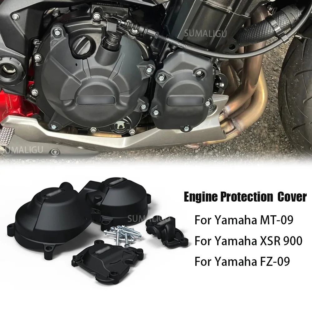 

For YAMAHA MT-09 2014-2020 XSR900 2015-2020 Engine fall protection cover FZ-09 Racing Engine Protective Cover