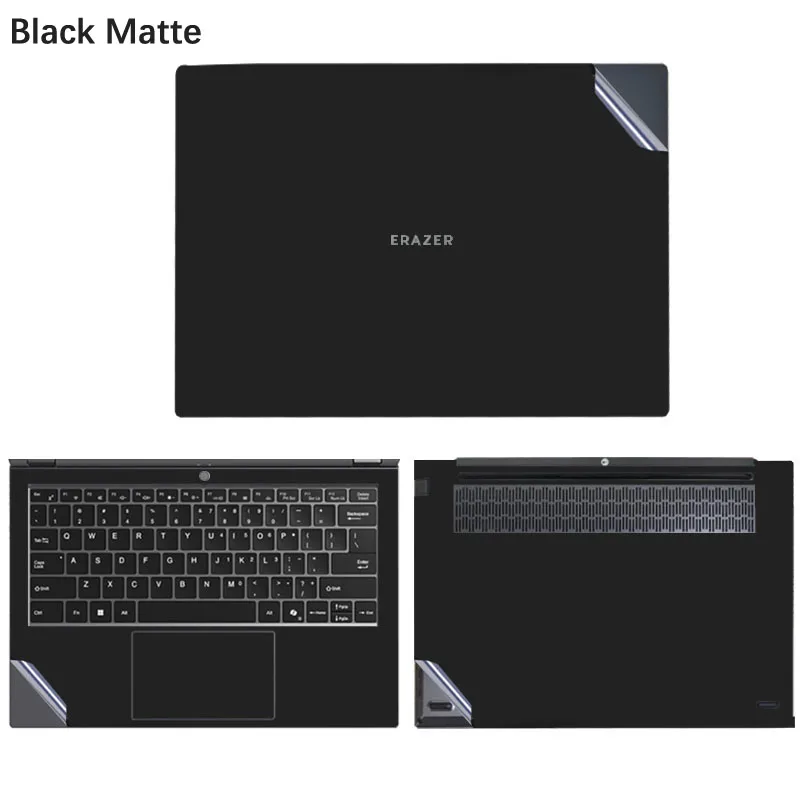 Pre-cut 1PCS Top+1PCS Palmrest+1PCS Bottom Skin Sticker Cover Case Film for Lenovo ERAZER P14H 14.1