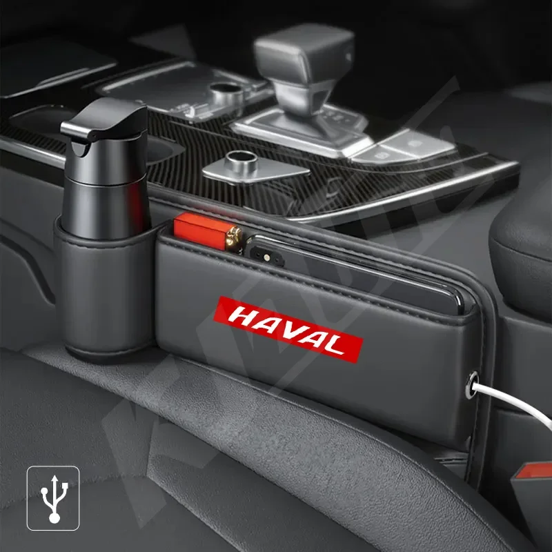 Car Seat Gap Storage Box Center Console Armrest Storage Box For  Haval H1 H2 H3 H6 H7 H9 M6 F7X Jolion Great Wall