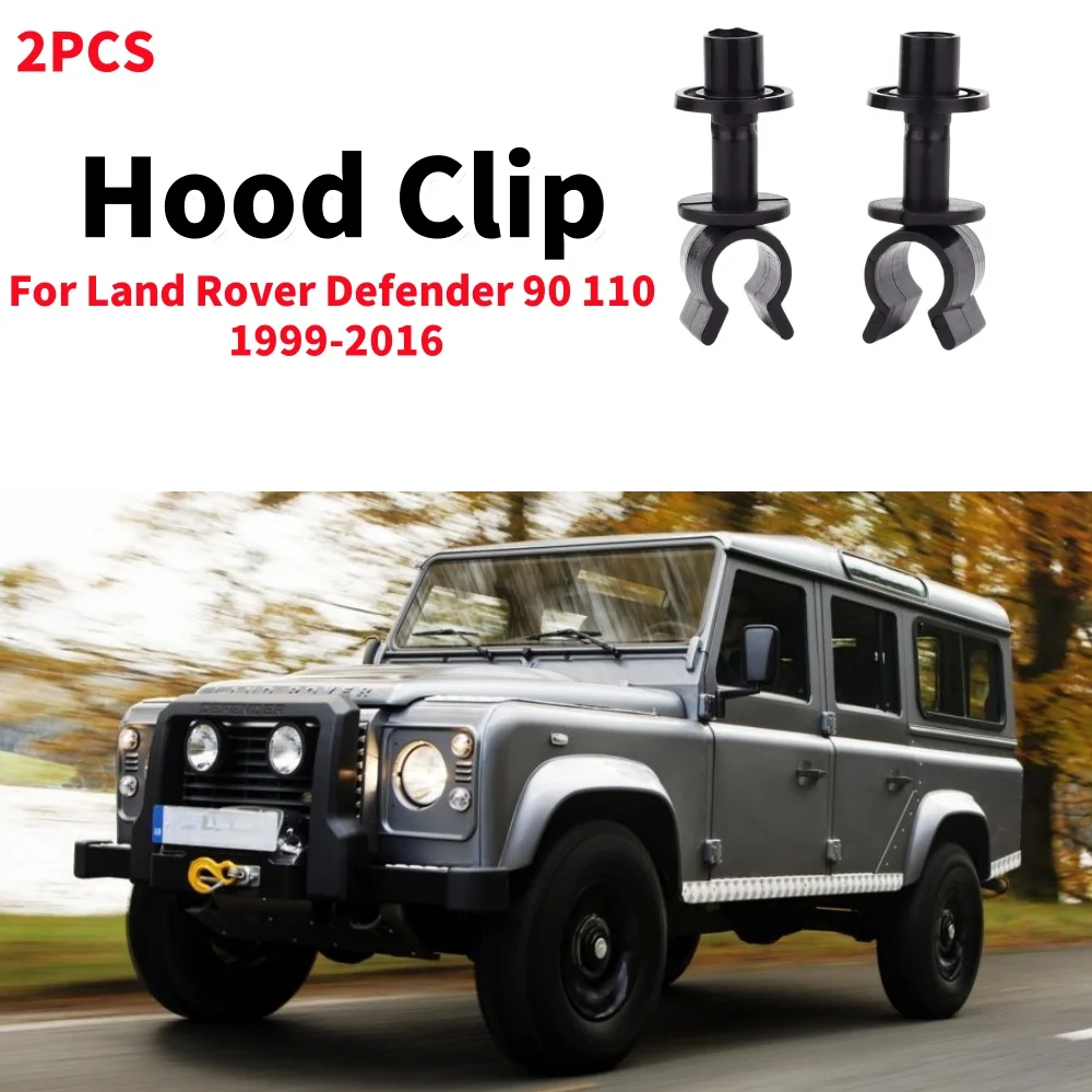 2Pcs Hood Bonnet Support Stay Prop Clip Retainer Car Interior Fastener Clip Accessories PRC3180 For Land Rover Defender 90 110