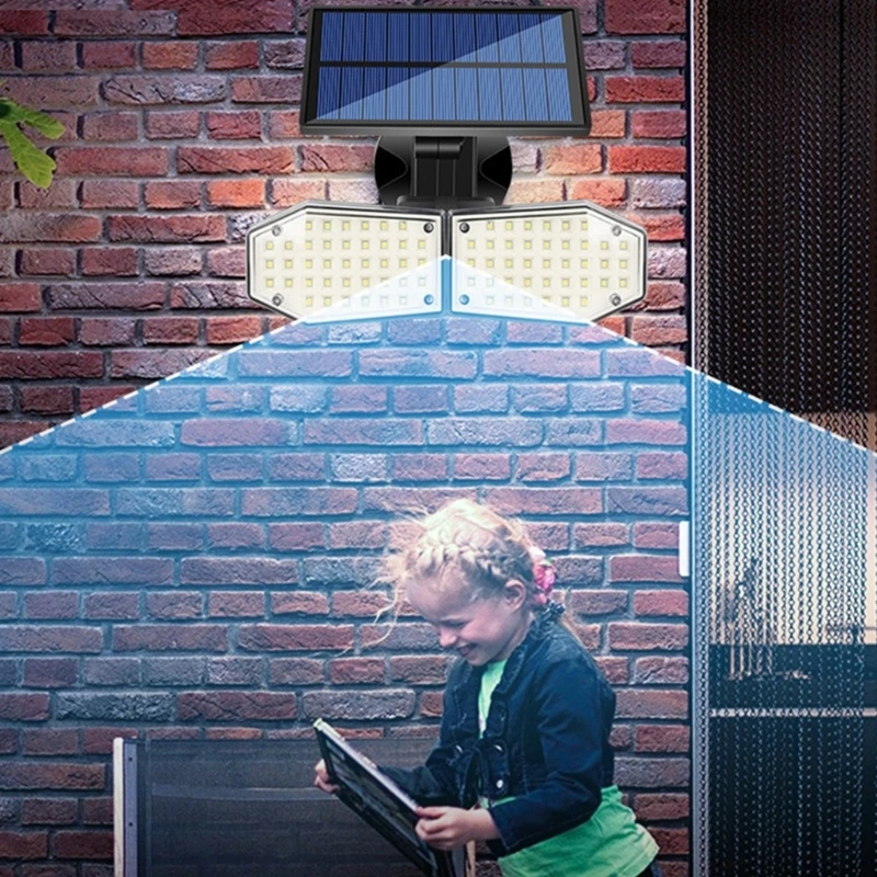 

Motion Light Landscape Lighting Parking Lot Light for Community and Business Use with Multiple Power Option