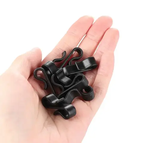 10/20/50 पीस/पैक एस आकार का हुक गटर हुक हेवी ड्यूटी क्लिप नए साल क्रिसमस पार्टी परी रोशनी सजावट क्लिप 10 best sales गटर हुक - №1