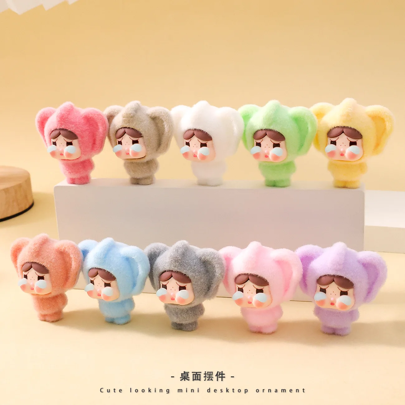 

Creative cartoon crying baby cute doll accessories, diy keychains, office desk decorations and small ornaments