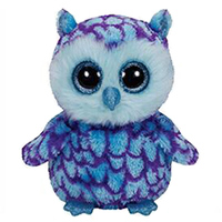 25cm Ty Beanie Plush Doll Animal Dolls Big Eeys Cute Owl Soft Stuffed Toys Animal Baby Soothing Doll Children Birthday Gift Toys