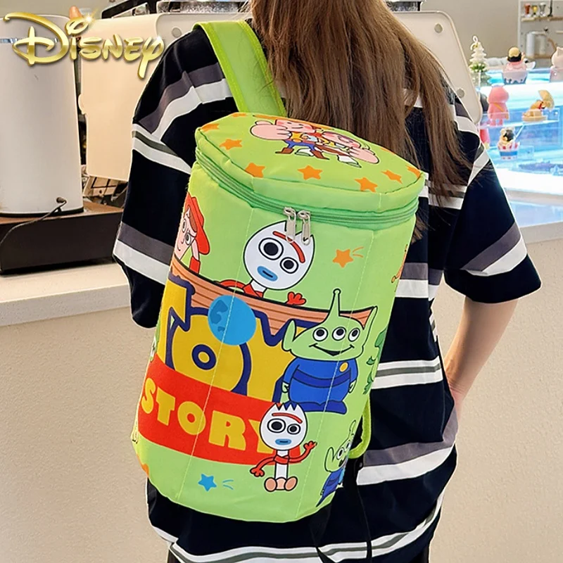 Disney Toy Story Double Shoulder Bags, Sanrio, Kuromi, Design Criativo, Fofos, Y2K, Menina, Casual, Versátil, Bolsa de Presente, Novo